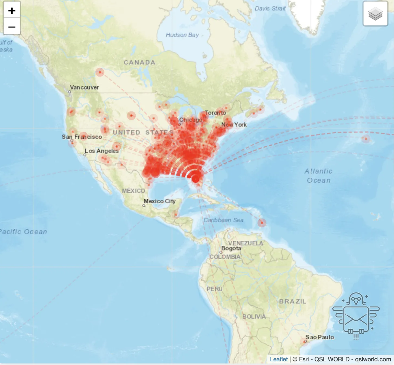 Visualisiere deine Amateurfunkverbindungen mit Leichtigkeit